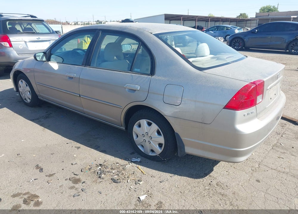 2005 HONDA CIVIC LX VIN: 2HGES16555H584232