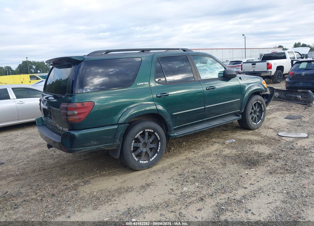 2002 TOYOTA SEQUOIA LIMITED V8 VIN: 5TDBT48A52S115956
