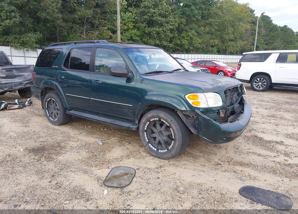 2002 TOYOTA SEQUOIA LIMITED V8 VIN: 5TDBT48A52S115956