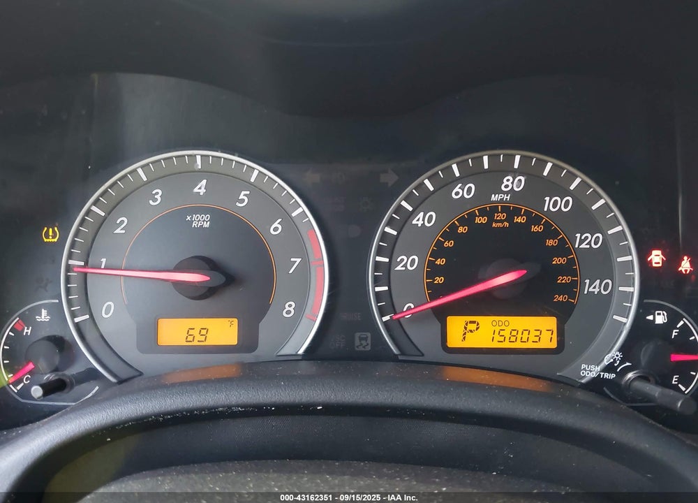 2009 TOYOTA COROLLA VIN: 2T1BE40EX9C010535