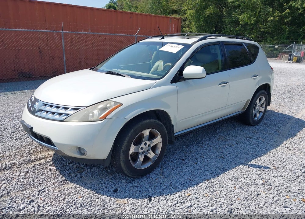 2006 NISSAN MURANO VIN: JN8AZ08T26W405778