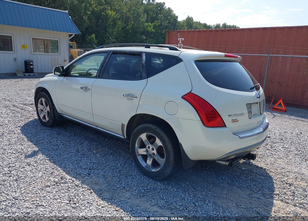 2006 NISSAN MURANO VIN: JN8AZ08T26W405778