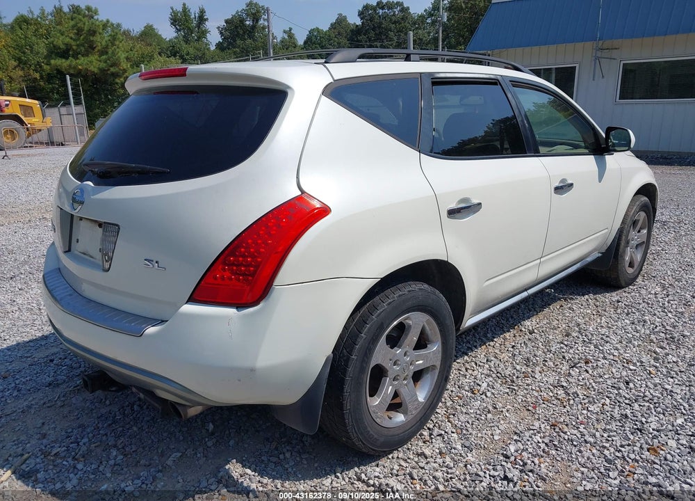 2006 NISSAN MURANO VIN: JN8AZ08T26W405778