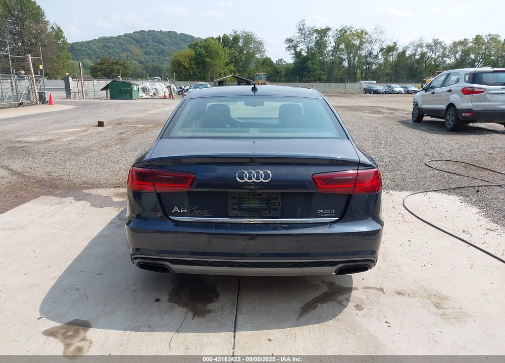 2016 AUDI A6 2.0T PREMIUM PLUS VIN: WAUGFAFC3GN129011