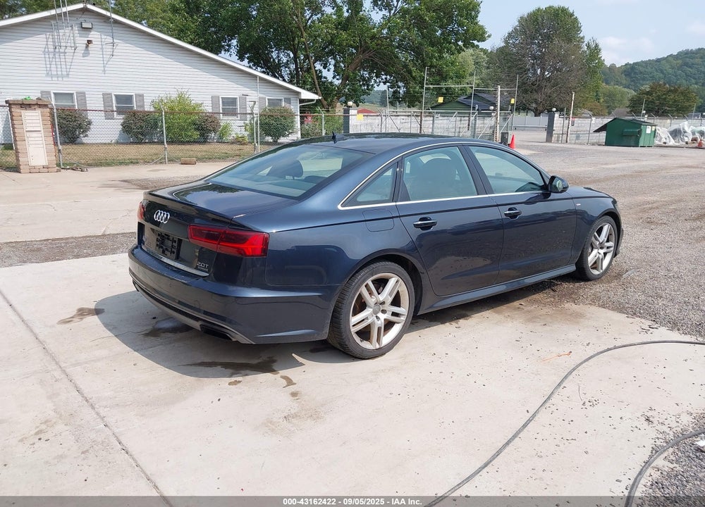 2016 AUDI A6 2.0T PREMIUM PLUS VIN: WAUGFAFC3GN129011