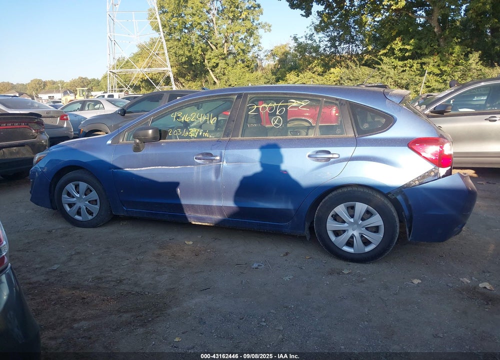 2016 SUBARU IMPREZA VIN: JF1GPAA64G8200626
