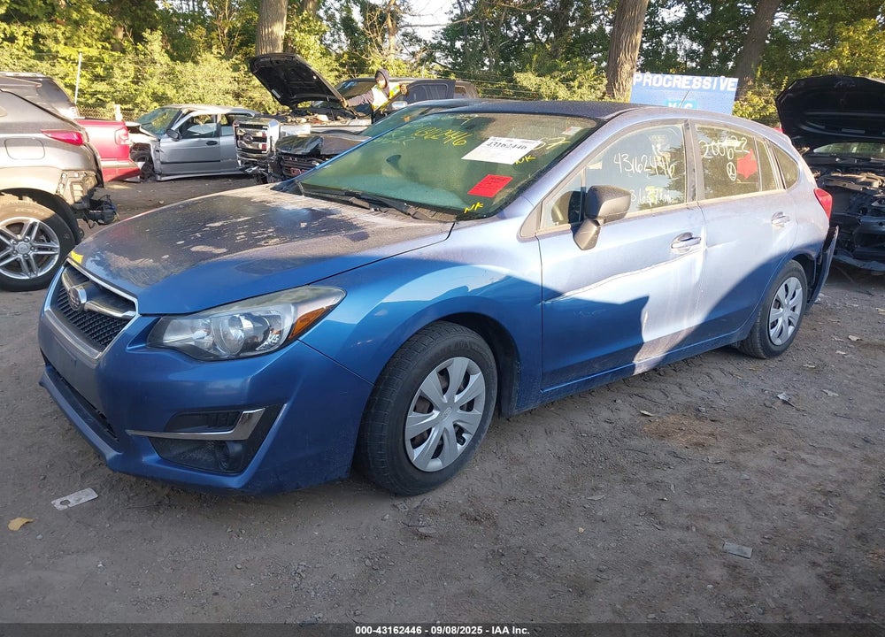 2016 SUBARU IMPREZA VIN: JF1GPAA64G8200626