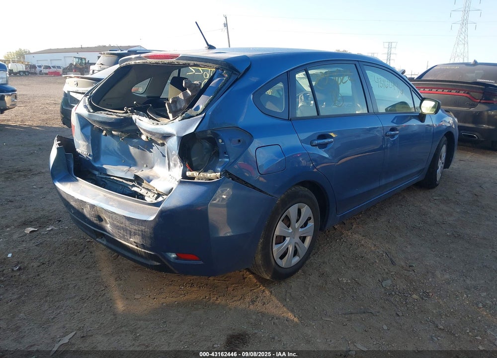 2016 SUBARU IMPREZA VIN: JF1GPAA64G8200626