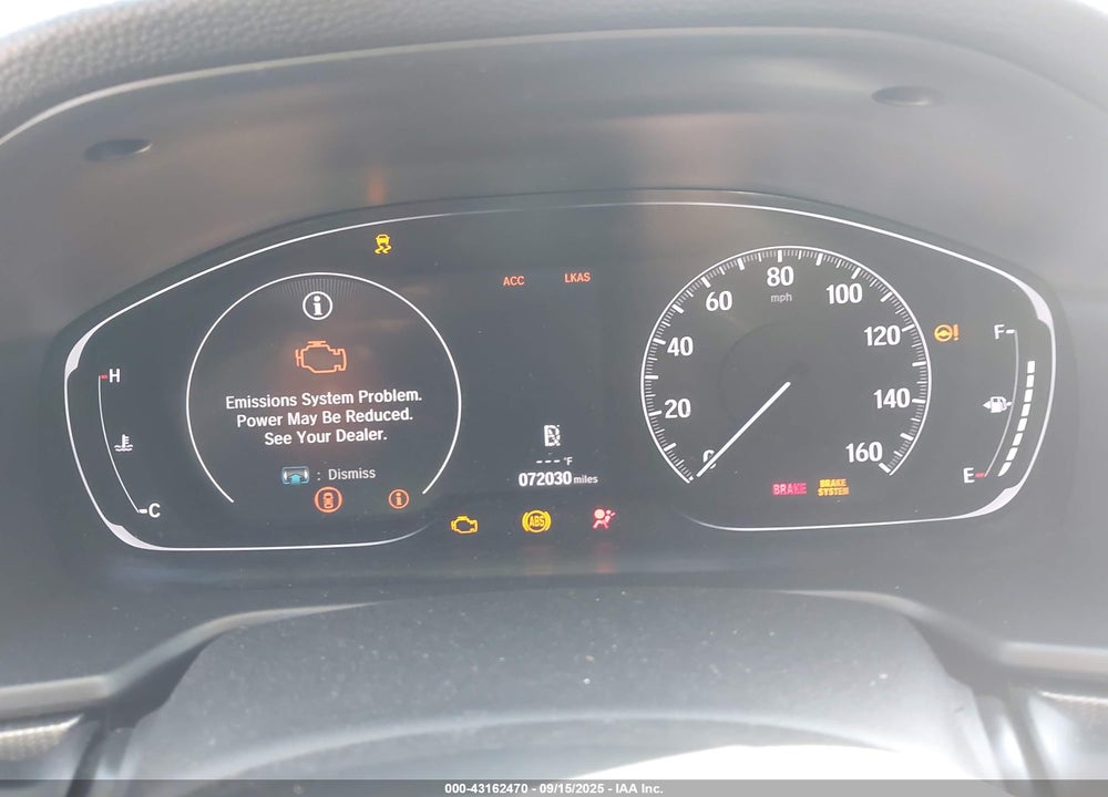 2020 HONDA ACCORD VIN: 1HGCV1F33LA081694