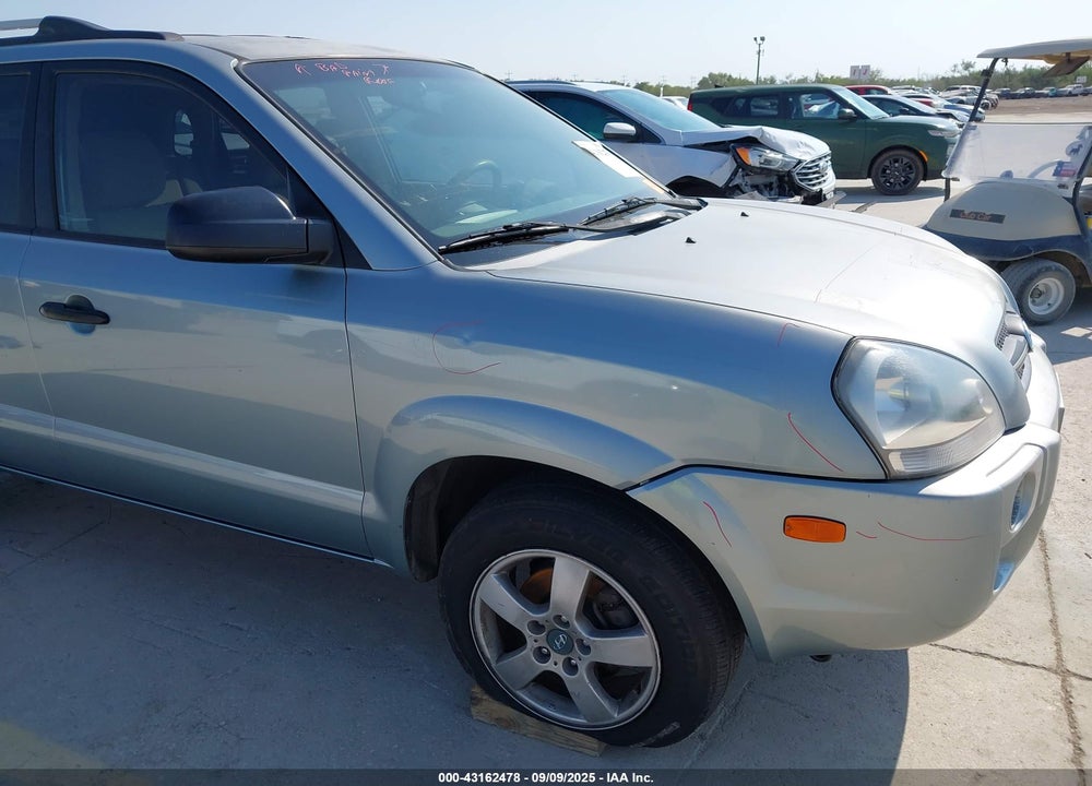 2007 HYUNDAI TUCSON GLS VIN: KM8JM12B67U649121