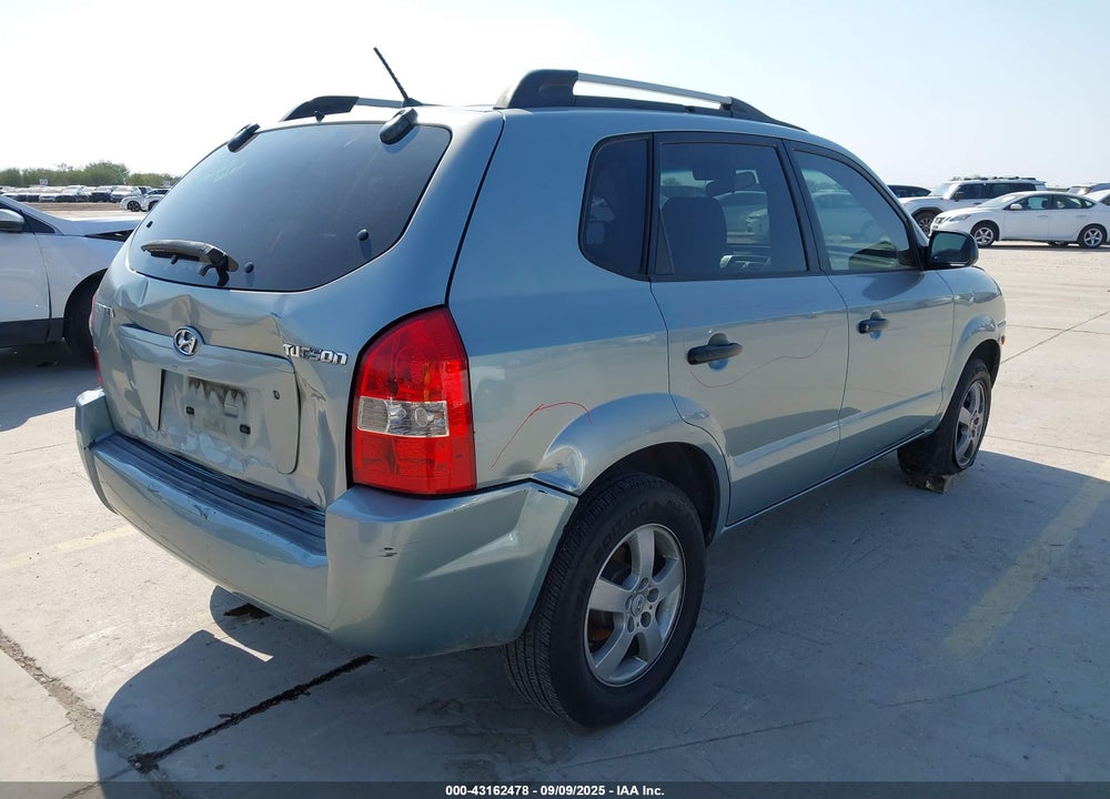 2007 HYUNDAI TUCSON GLS VIN: KM8JM12B67U649121