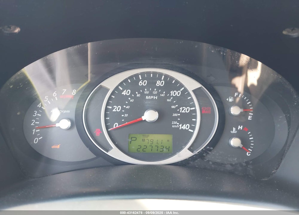 2007 HYUNDAI TUCSON GLS VIN: KM8JM12B67U649121