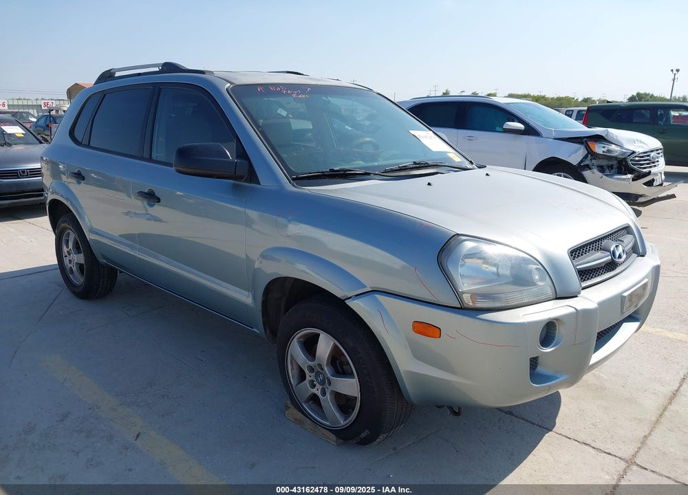 2007 HYUNDAI TUCSON GLS VIN: KM8JM12B67U649121