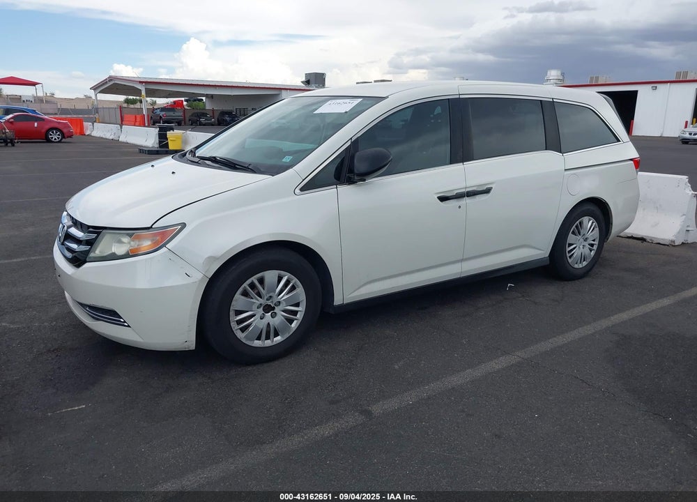 2015 HONDA ODYSSEY LX VIN: 5FNRL5H20FB102135