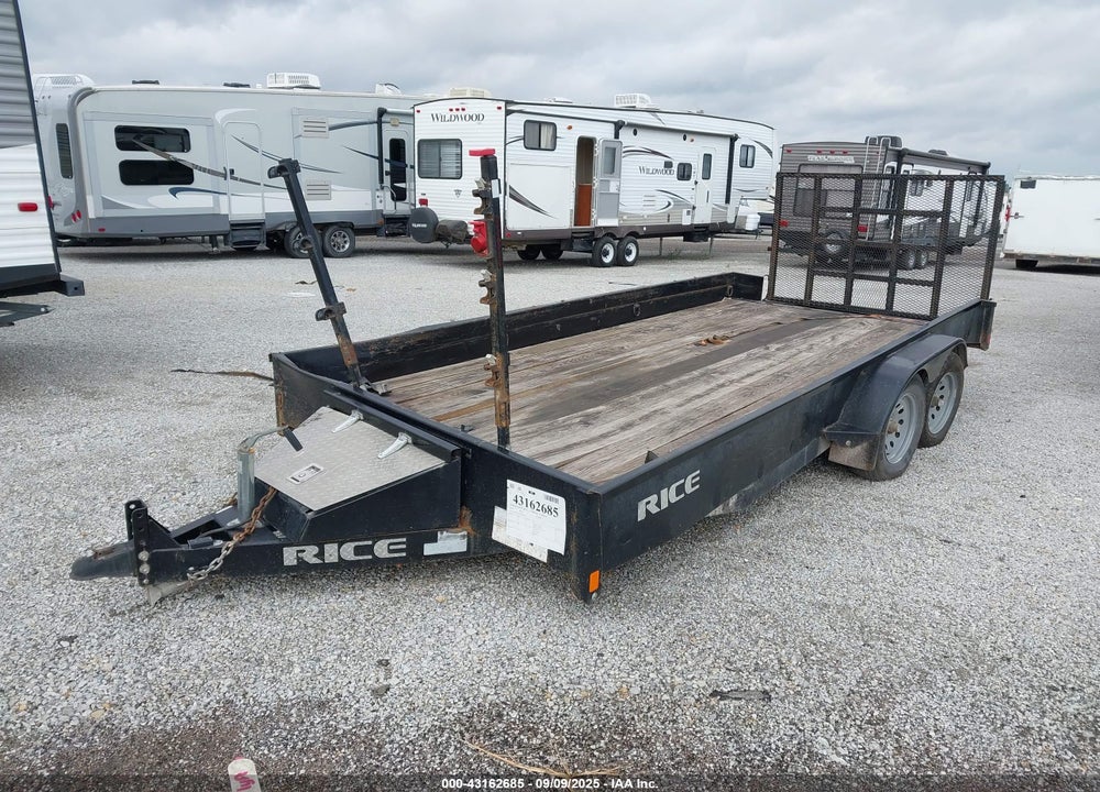 2020 RICE TRAILERS FLATBED TRAILER VIN: 4RWBS182XLH025029