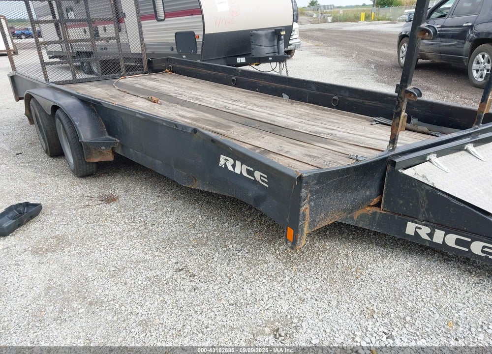 2020 RICE TRAILERS FLATBED TRAILER VIN: 4RWBS182XLH025029