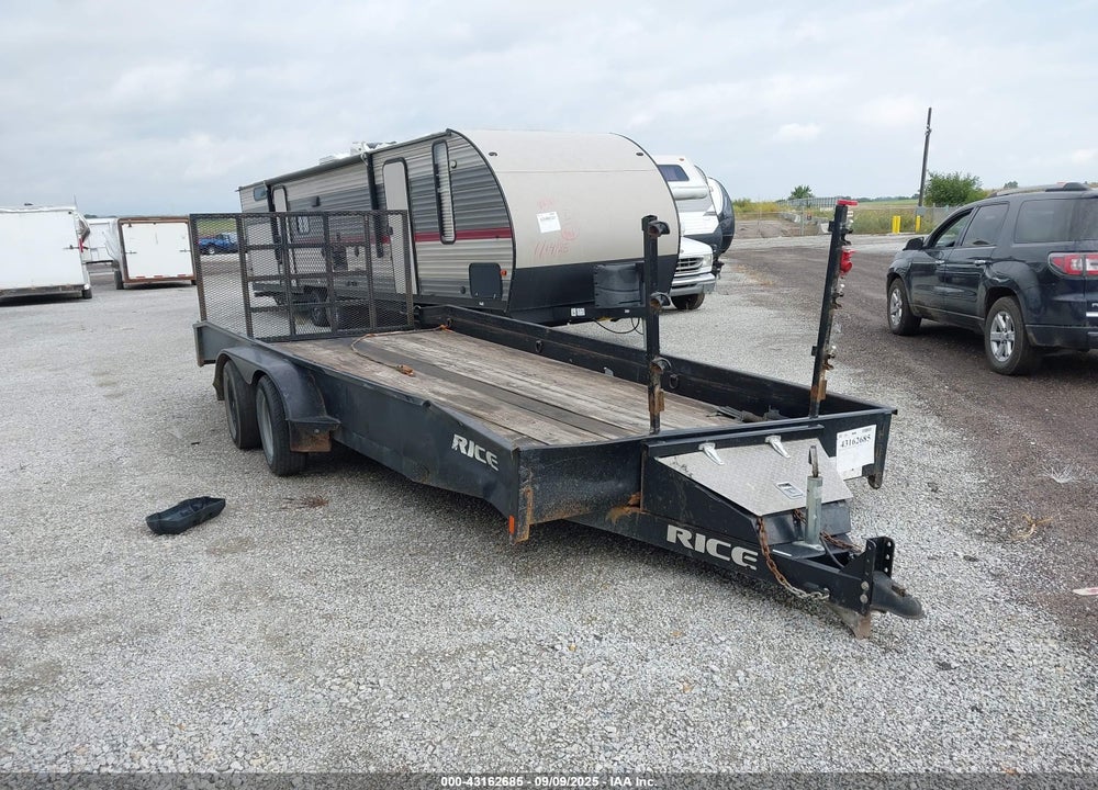 2020 RICE TRAILERS FLATBED TRAILER VIN: 4RWBS182XLH025029