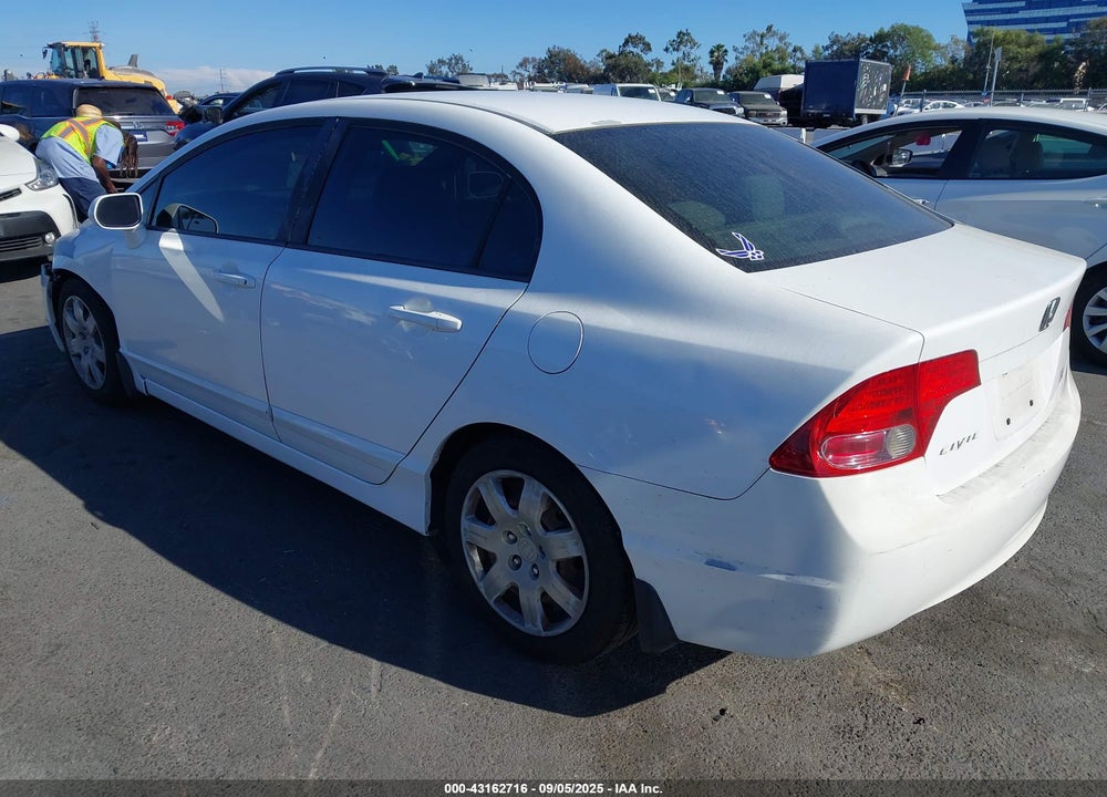 2007 HONDA CIVIC LX VIN: 2HGFA165X7H305738