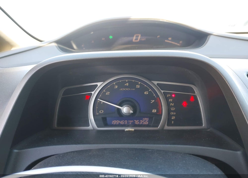 2007 HONDA CIVIC LX VIN: 2HGFA165X7H305738