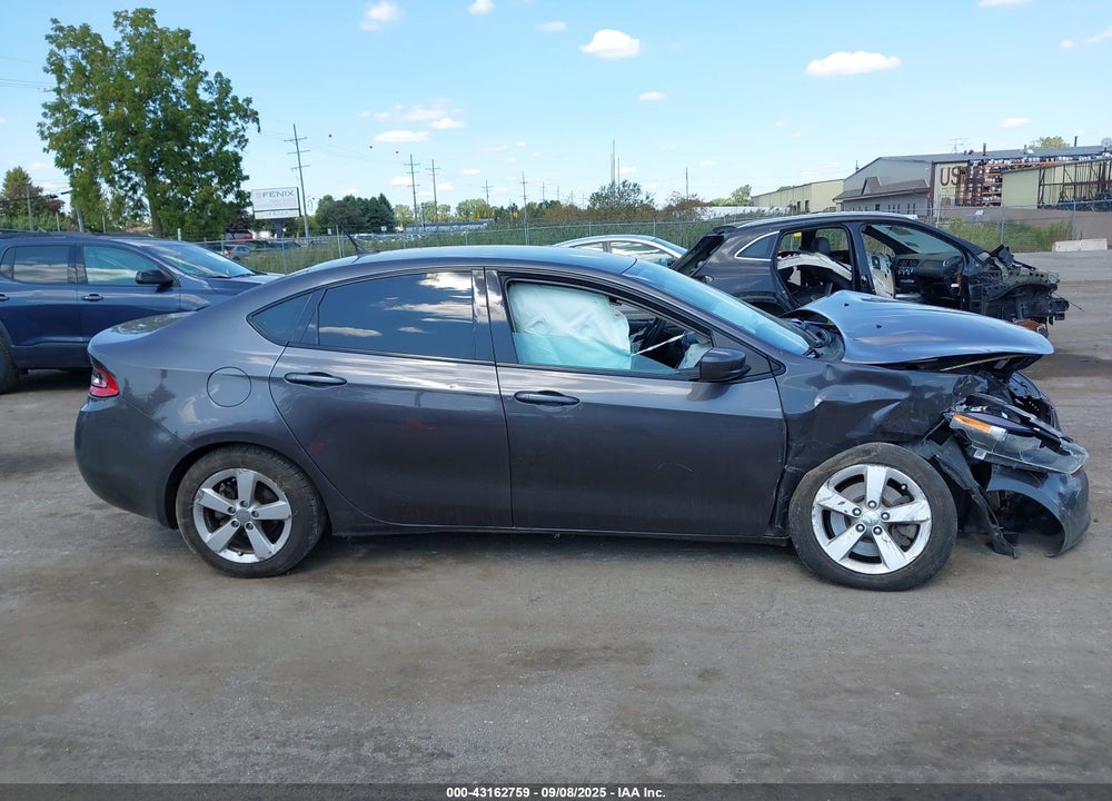 2016 DODGE DART VIN: 1C3CDFBB2GD608287