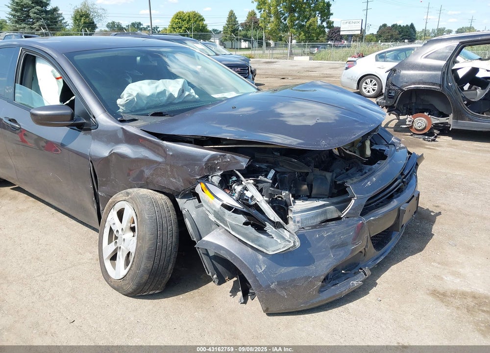2016 DODGE DART VIN: 1C3CDFBB2GD608287
