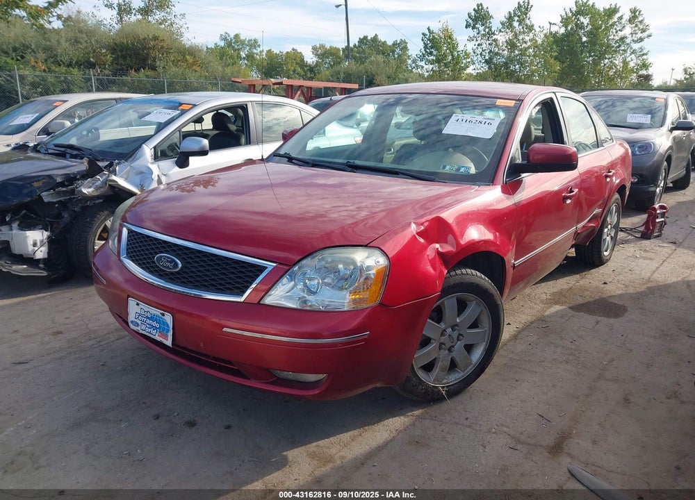 2005 FORD FIVE HUNDRED SEL VIN: 1FAHP27125G202626