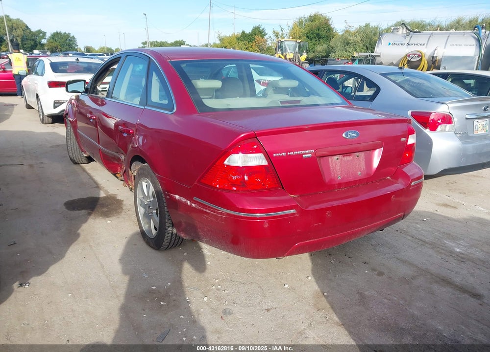 2005 FORD FIVE HUNDRED SEL VIN: 1FAHP27125G202626
