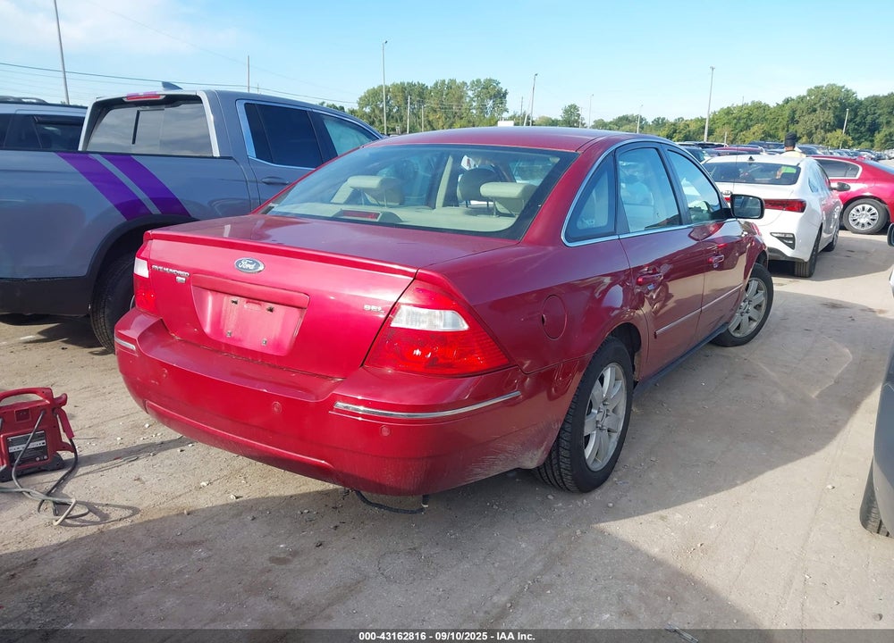 2005 FORD FIVE HUNDRED SEL VIN: 1FAHP27125G202626