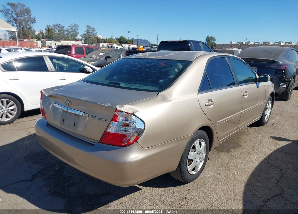 2002 TOYOTA CAMRY LE VIN: JTDBE32K420018367