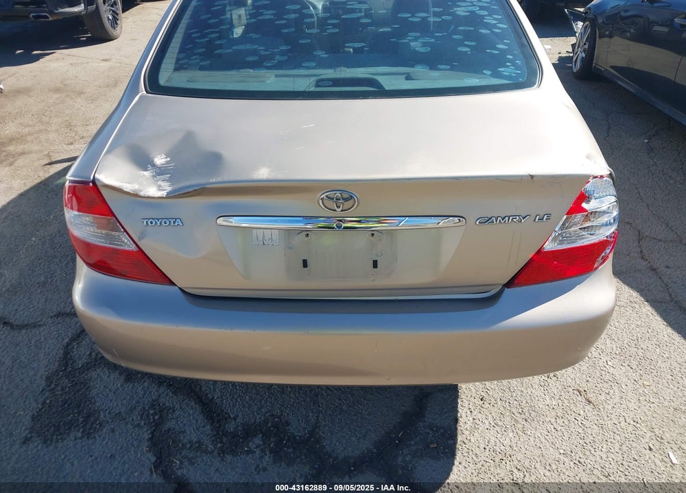 2002 TOYOTA CAMRY LE VIN: JTDBE32K420018367