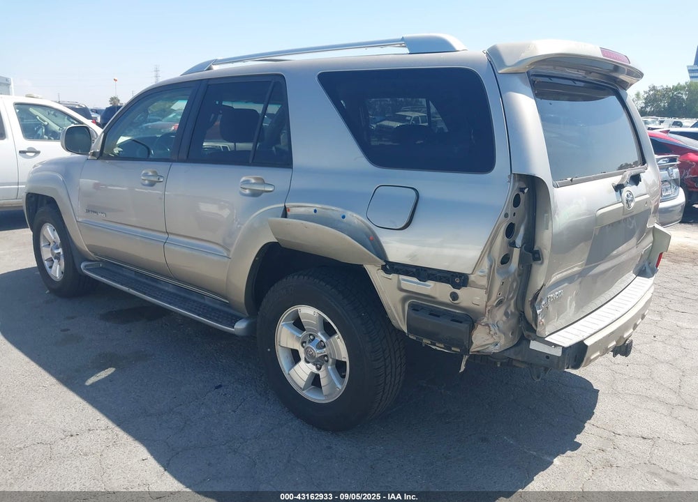 2004 TOYOTA 4RUNNER LIMITED V6 VIN: JTEBU17R340034118