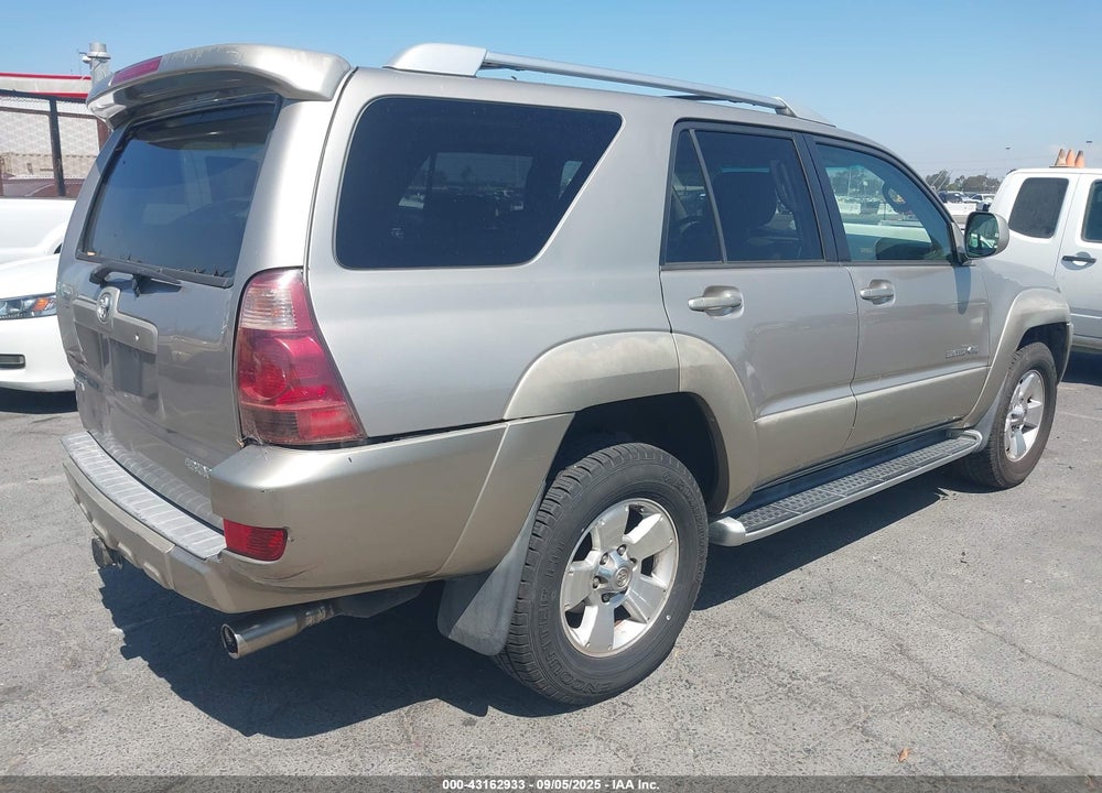 2004 TOYOTA 4RUNNER LIMITED V6 VIN: JTEBU17R340034118