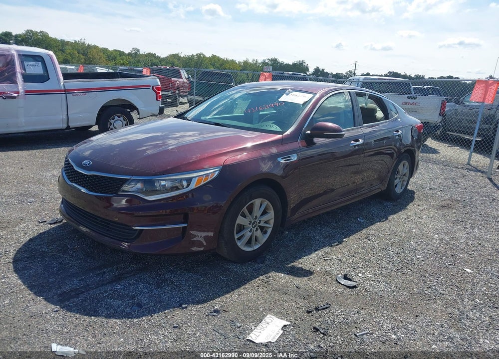 2016 KIA OPTIMA VIN: 5XXGT4L36GG043656