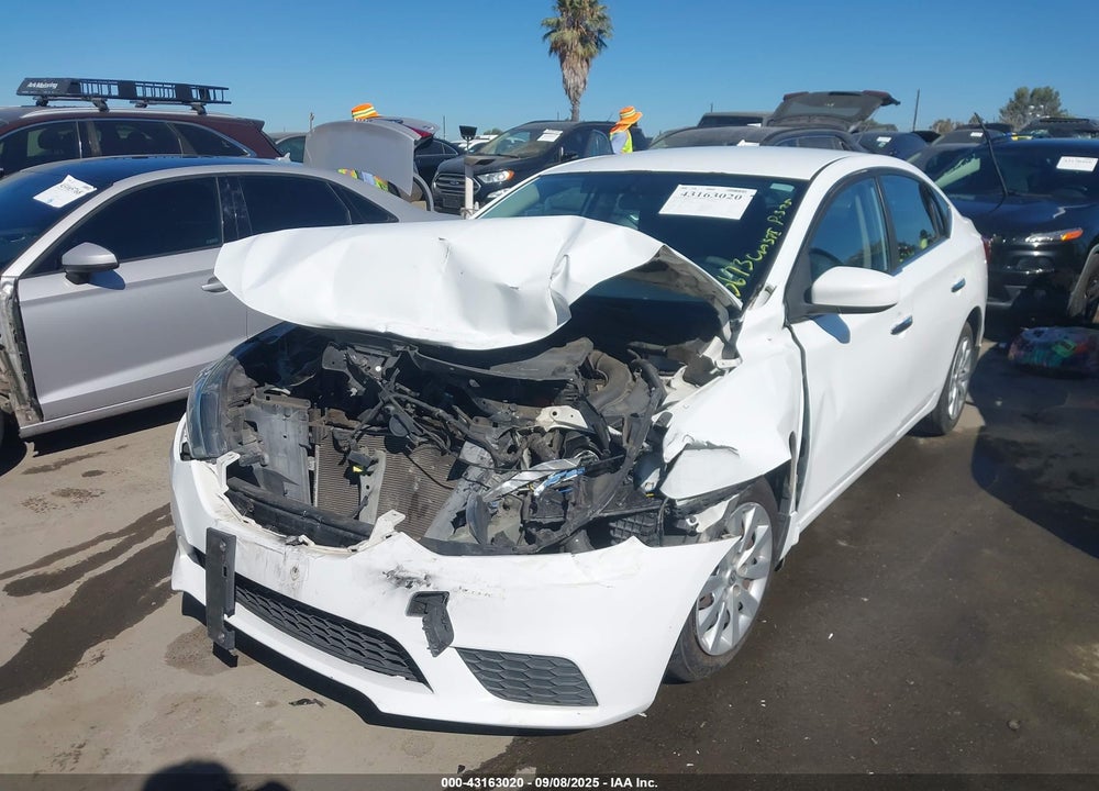 2016 NISSAN SENTRA VIN: 3N1AB7AP9GY299476