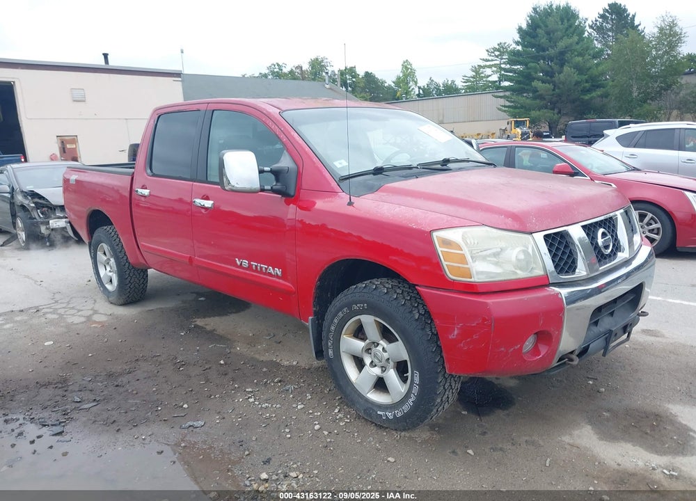 2005 NISSAN TITAN SE VIN: 1N6AA07B85N524884