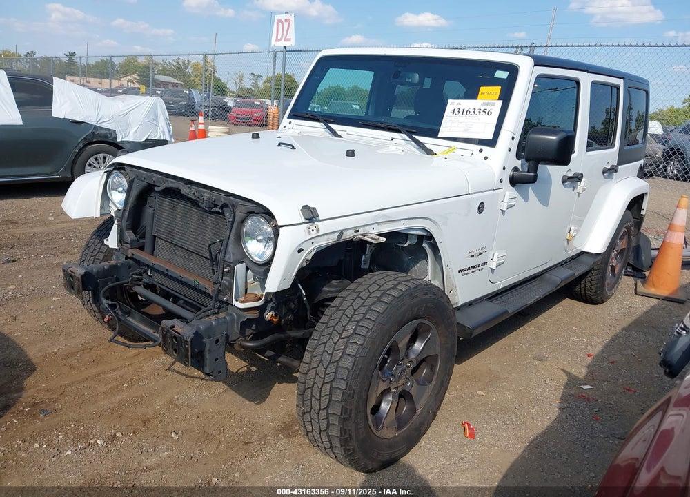 2016 JEEP WRANGLER UNLIMITED SAHARA VIN: 1C4BJWEG5GL311687
