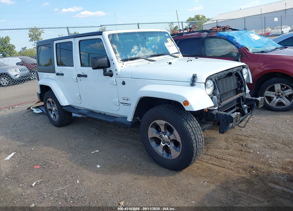 2016 JEEP WRANGLER UNLIMITED SAHARA VIN: 1C4BJWEG5GL311687