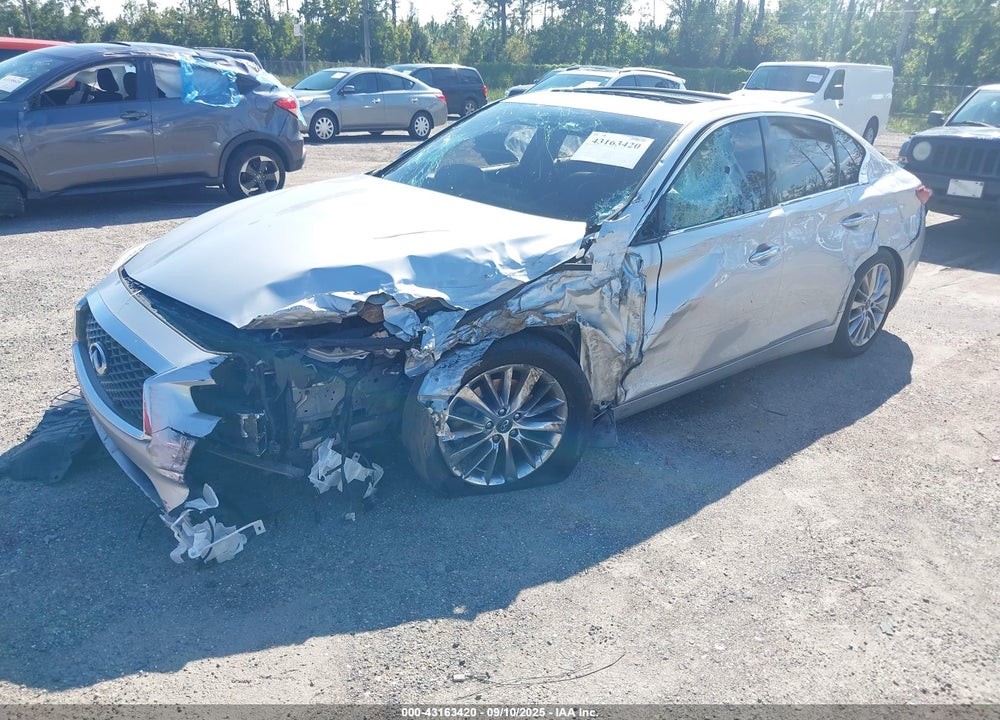 2019 INFINITI Q50 3.0T LUXE VIN: JN1EV7AP0KM518412
