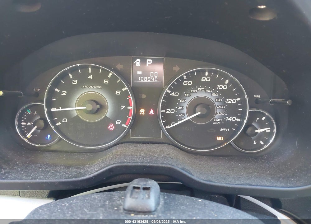 2010 SUBARU LEGACY VIN: 4S3BMBC61A3244619