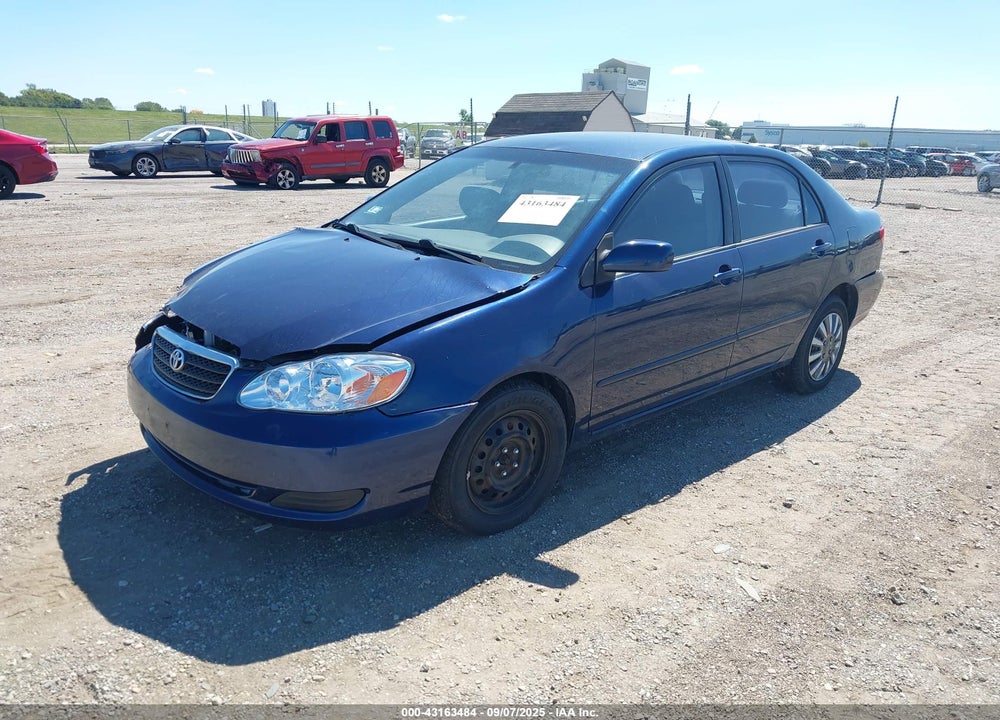 2007 TOYOTA COROLLA LE VIN: 2T1BR32E27C749343