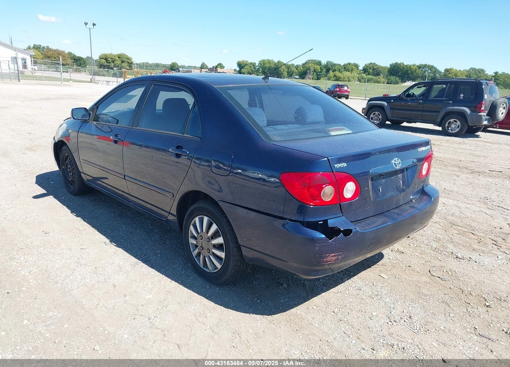2007 TOYOTA COROLLA LE VIN: 2T1BR32E27C749343