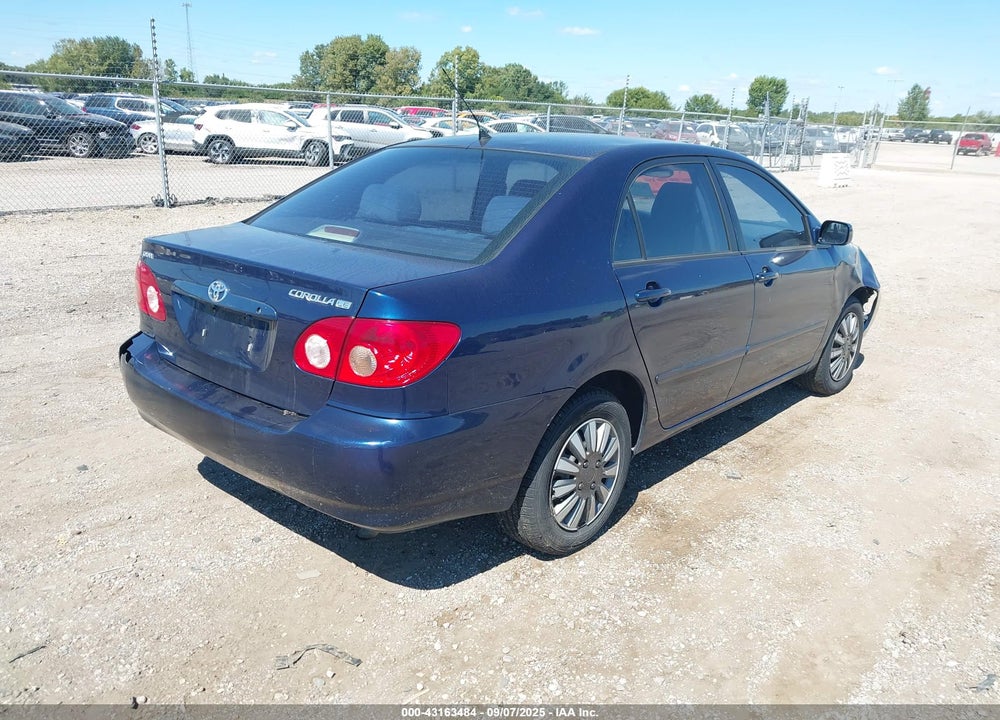 2007 TOYOTA COROLLA LE VIN: 2T1BR32E27C749343