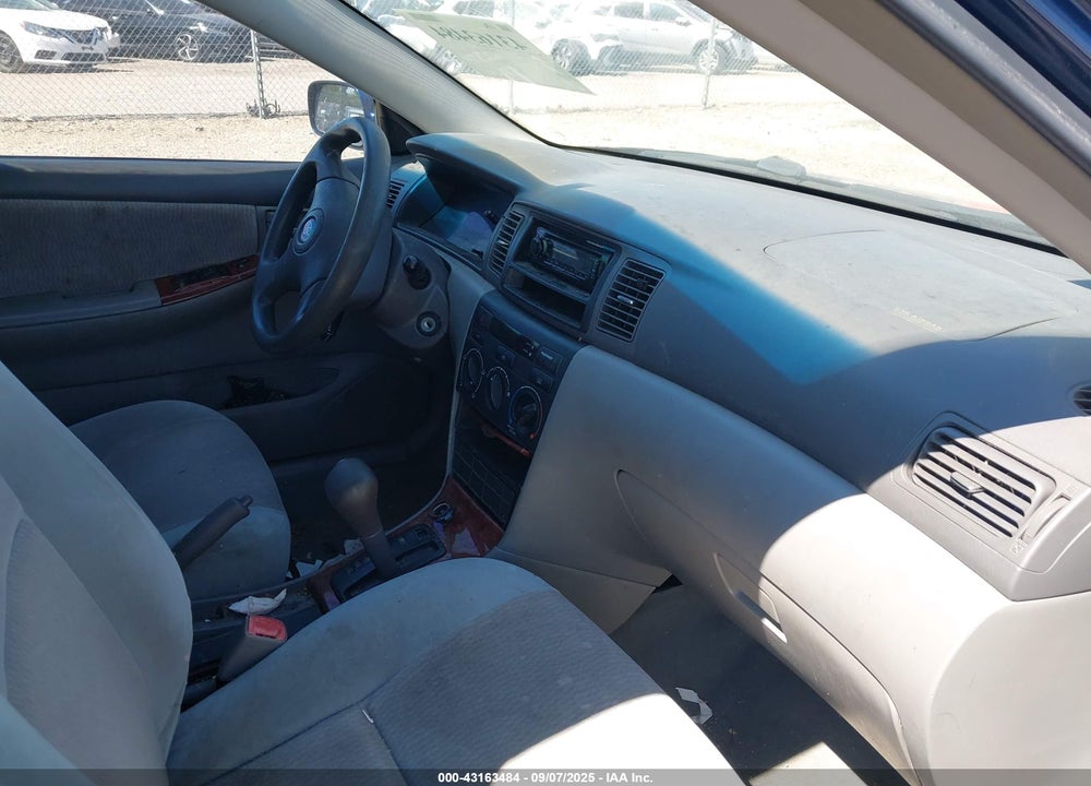 2007 TOYOTA COROLLA LE VIN: 2T1BR32E27C749343