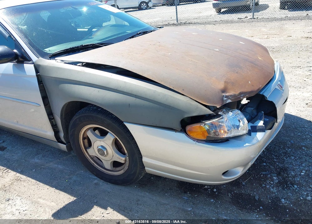 2004 CHEVROLET MONTE CARLO LS VIN: 2G1WW12E249135136