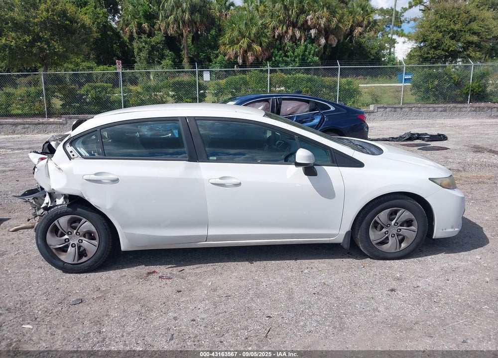 2013 HONDA CIVIC VIN: 2HGFB2F5XDH515853