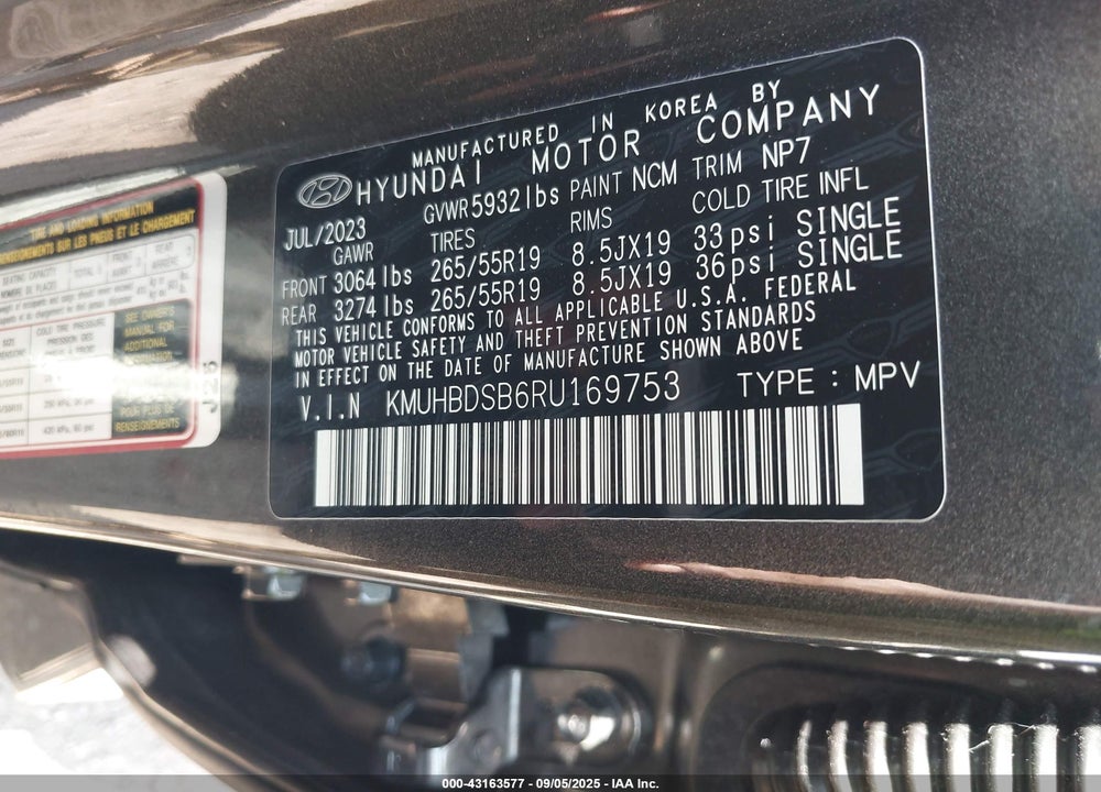 2024 GENESIS GV80 VIN: KMUHBDSB6RU169753