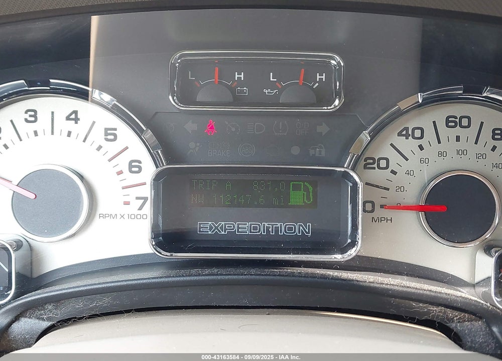 2008 FORD EXPEDITION EL EDDIE BAUER/KING RANCH VIN: 1FMFK18578LA80123