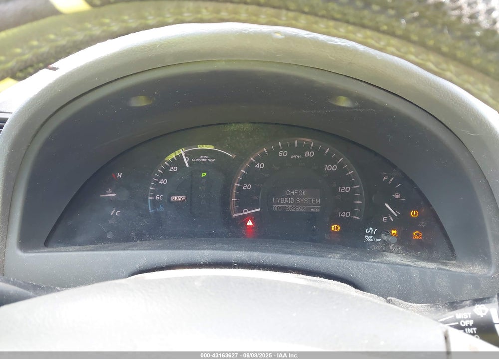 2008 TOYOTA CAMRY HYBRID VIN: 4T1BB46K58U045471