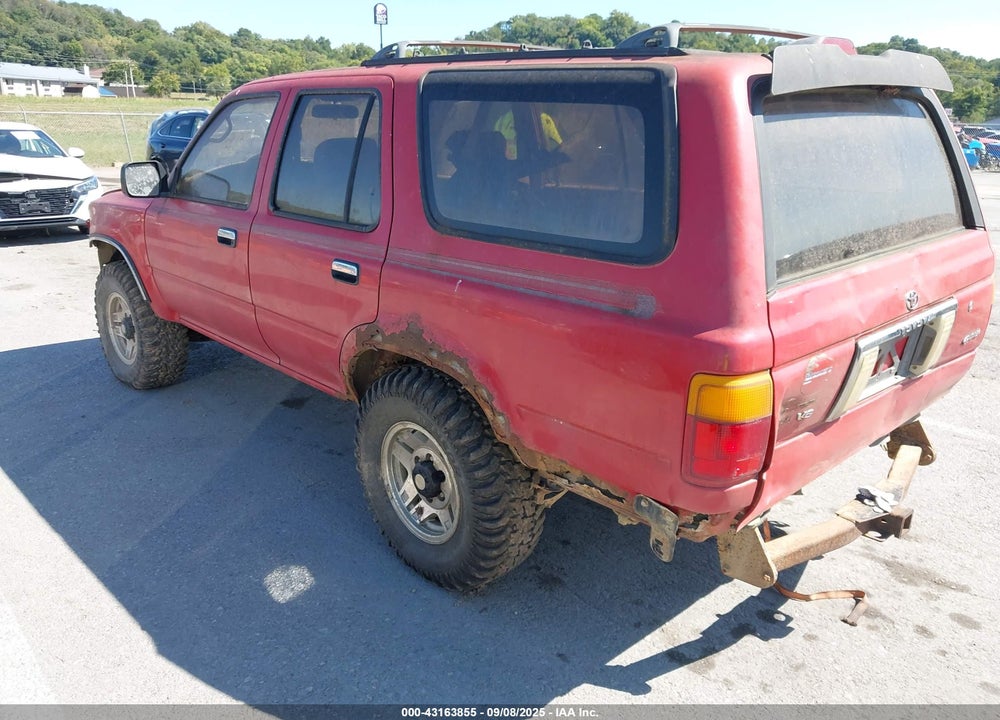 1995 TOYOTA 4RUNNER VN39 SR5 VIN: JT3VN39W3S0198497
