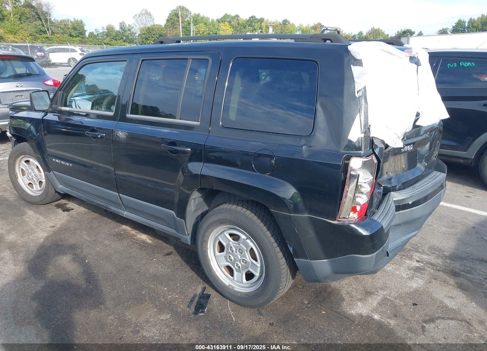 2012 JEEP PATRIOT VIN: 1C4NJPBA9CD617153